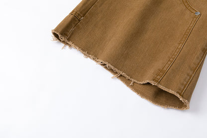 Short en jean vieilli YAVIORA