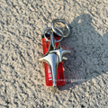 Star Lighter Keychain – Cool Silver 4-Point Star Design