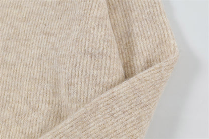 YAVIORA Contrast Stitch Sweater