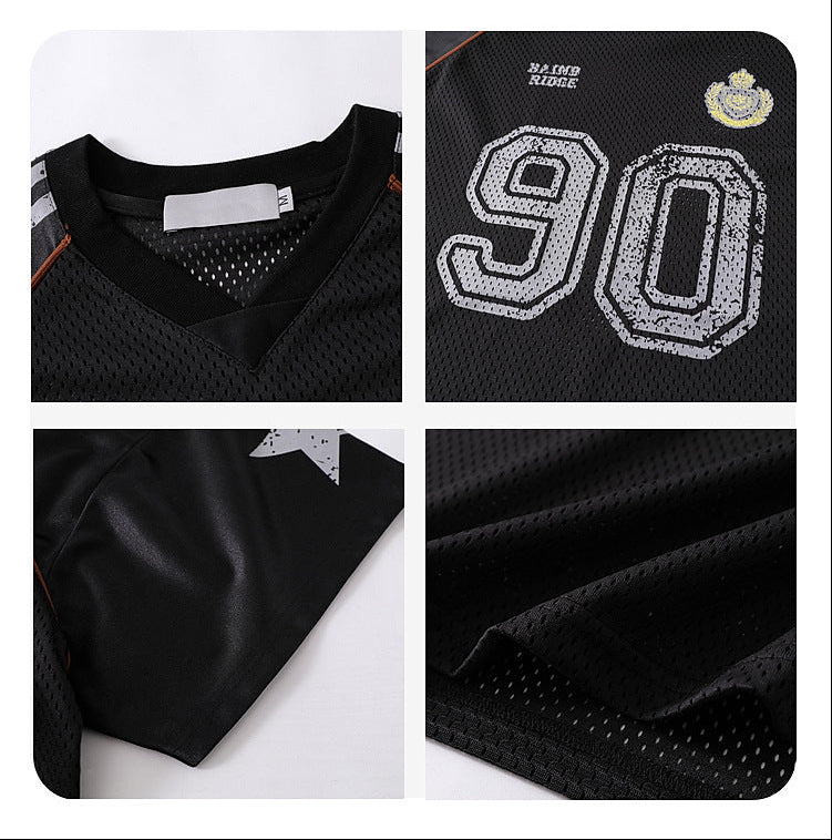 YAVIORA Football Jersey 90s Tee