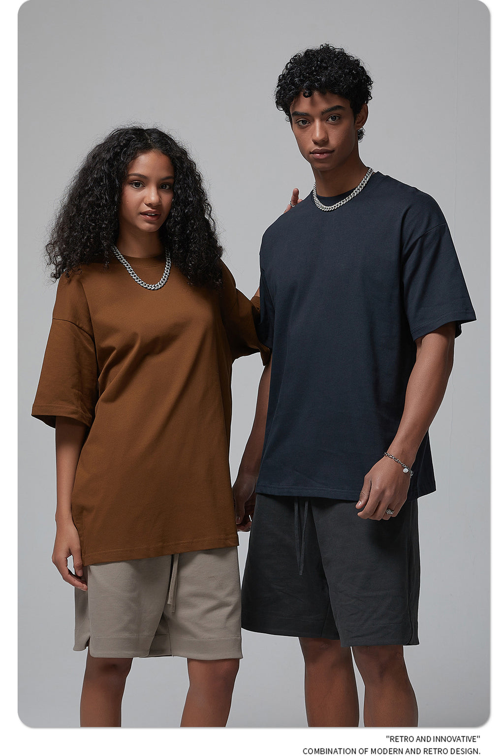 Yaviora 230G Double Yarn Pure Cotton Short-Sleeve T-Shirt