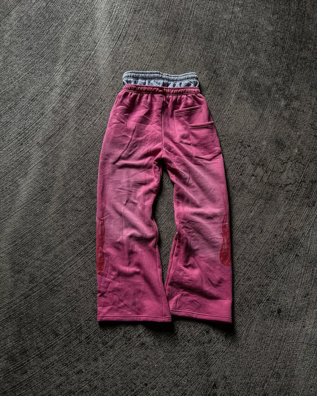 American-style appliqué embroidered sweatpants/sports pants