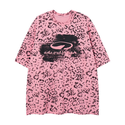 YAVIORA T-Shirt mit starker Waschung und Schriftzug