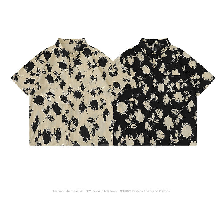 Yaviora Vintage Floral Print Shirt