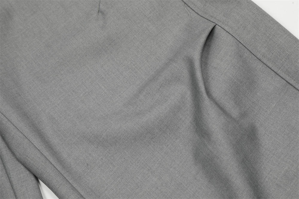 YAVIORA Pleated Curved Pants
