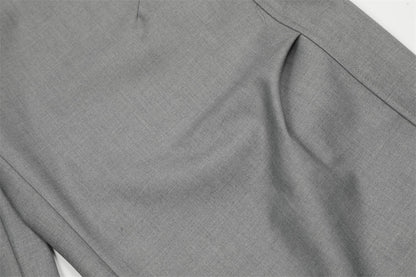 YAVIORA Pleated Curved Pants