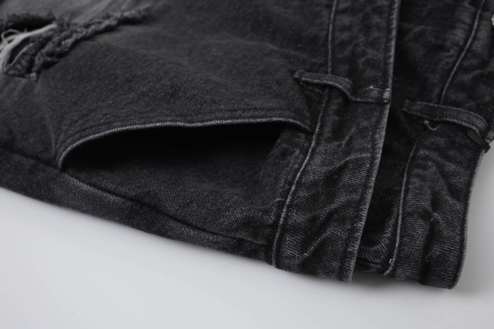 YAVIORA Ripped and Distressed Denim Shorts