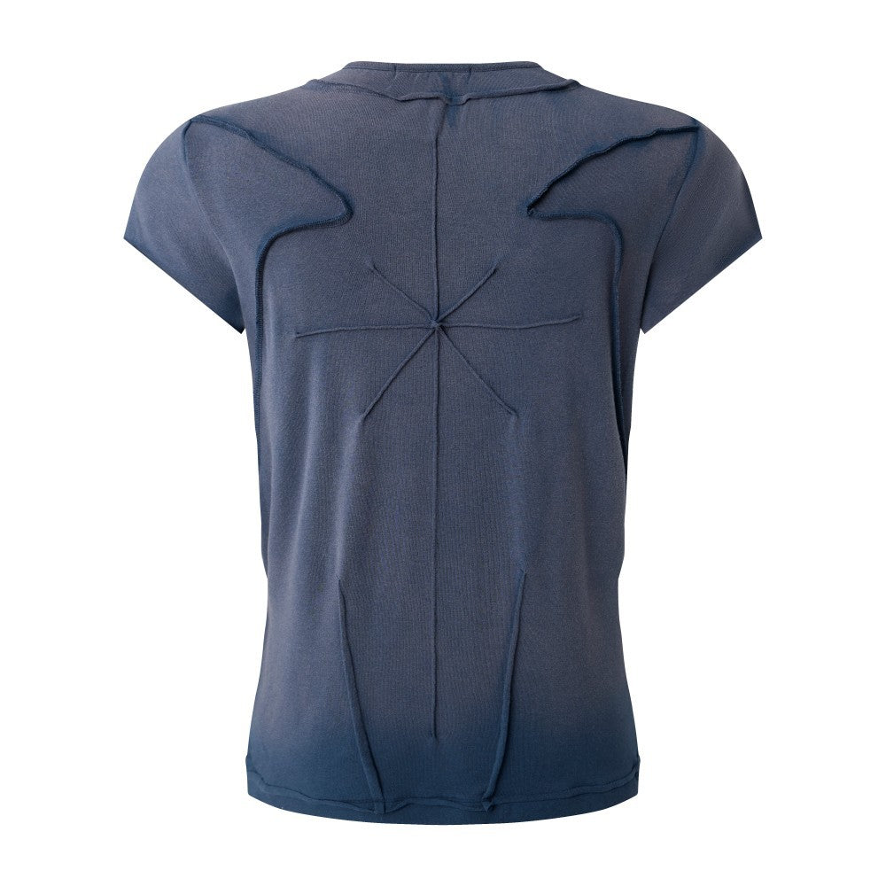 YAVIORA "Rebel" Raw-Edge Slim-Fit T-Shirt