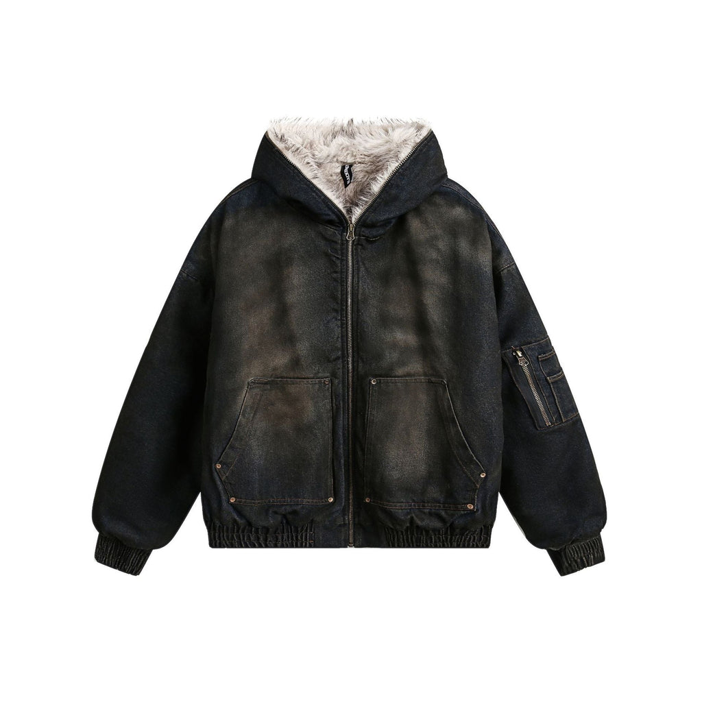YAVIORA Denim Puffer Jacket