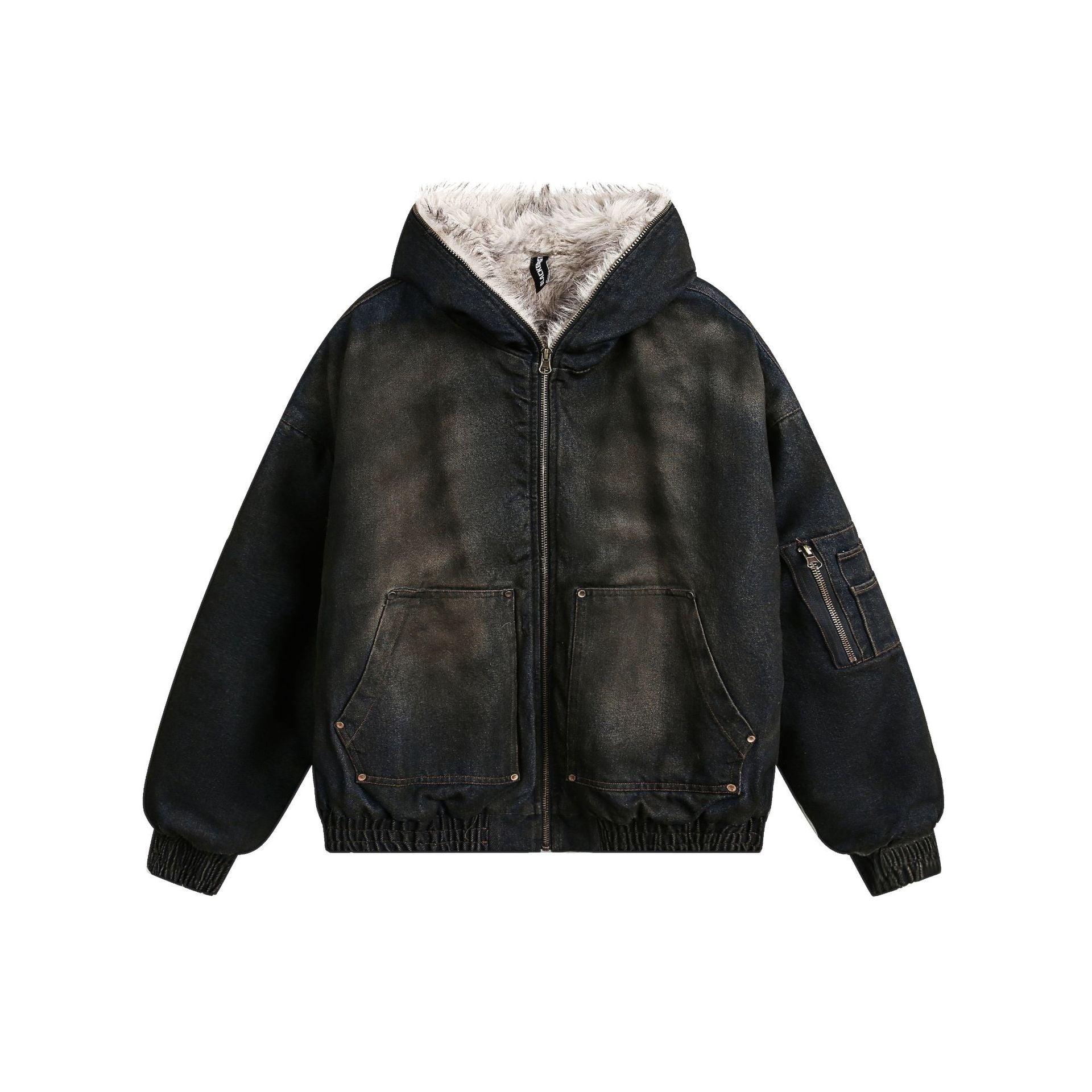 YAVIORA Denim Puffer Jacket