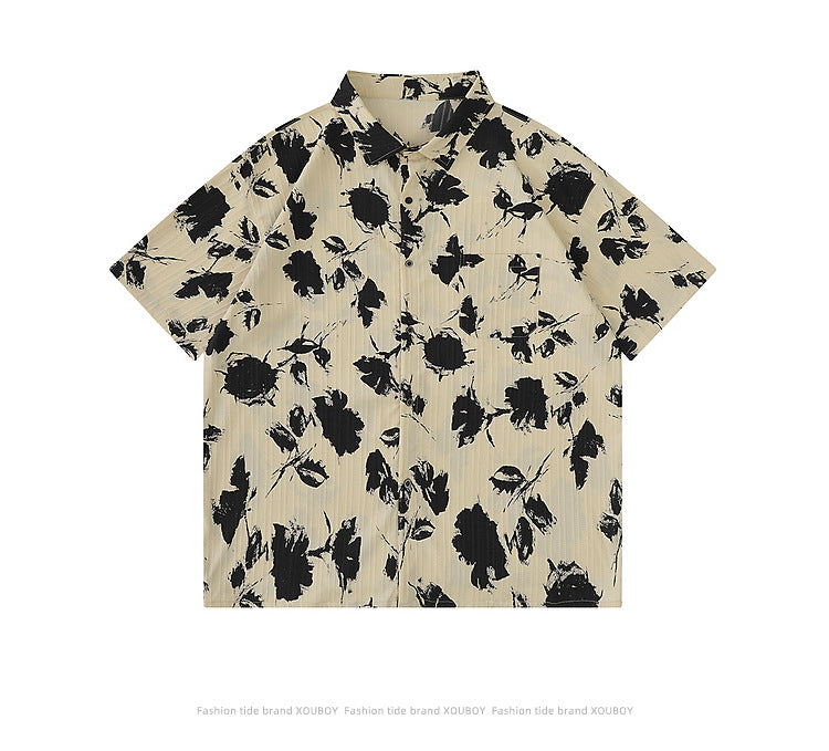 Yaviora Vintage Floral Print Shirt