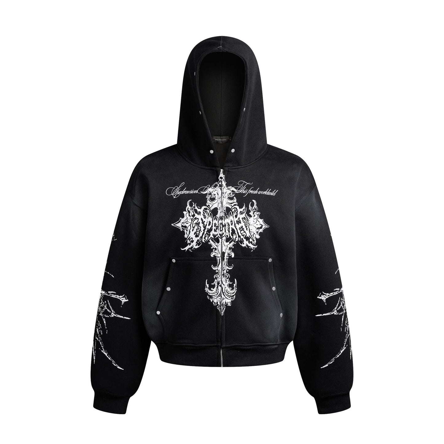 YAVIORA Cross Dyed Hoodie