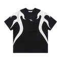 T-shirt brodé flamme YAVIORA