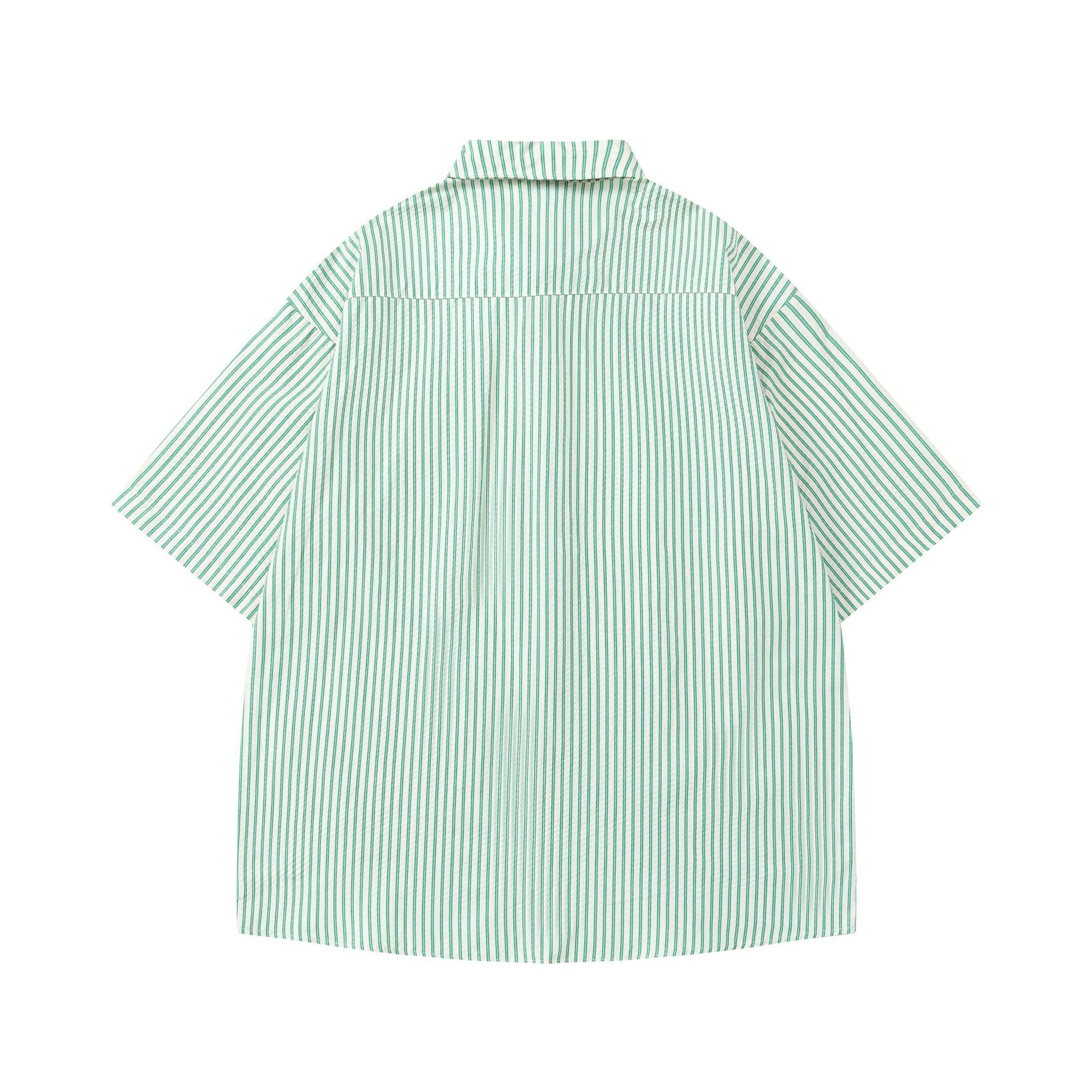 YAVIORA Chic Striped Tie Shirt