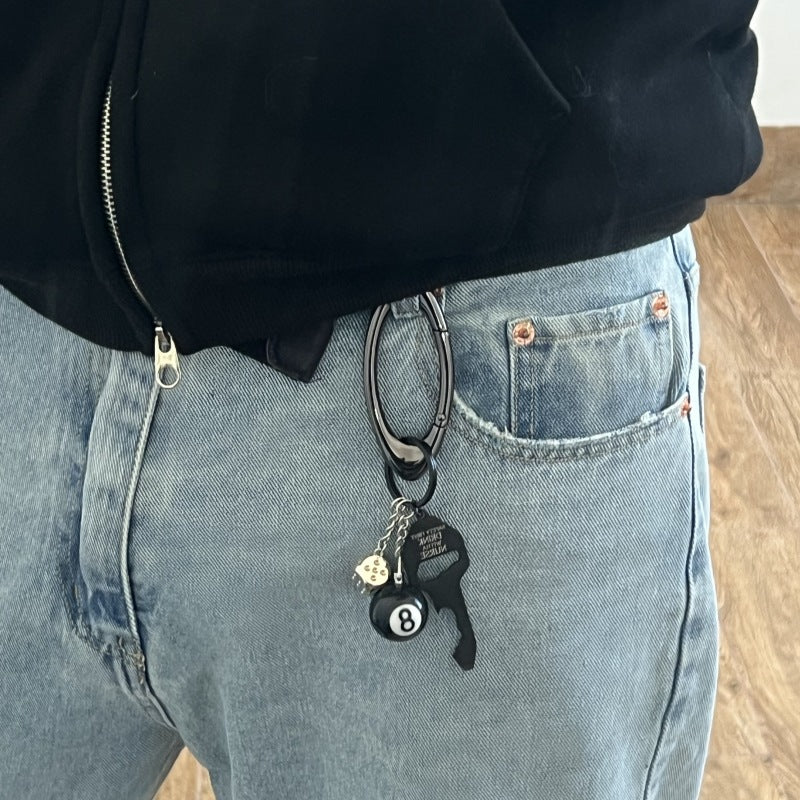 Nurse Keychain Set 8 Ball Bottle Opener Dice Charm Gift
