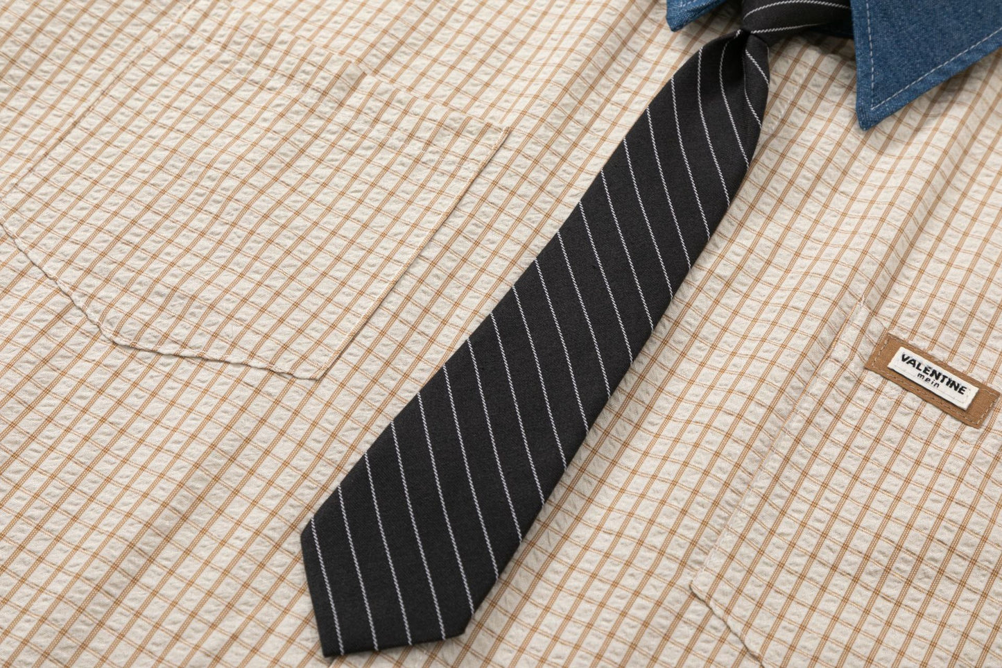 Chemise à carreaux color block YAVIORA