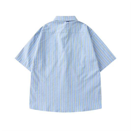 YAVIORA Striped Tie Shirt
