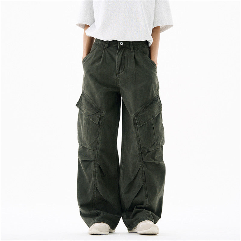 YAVIORA Pleated Cargo Pants