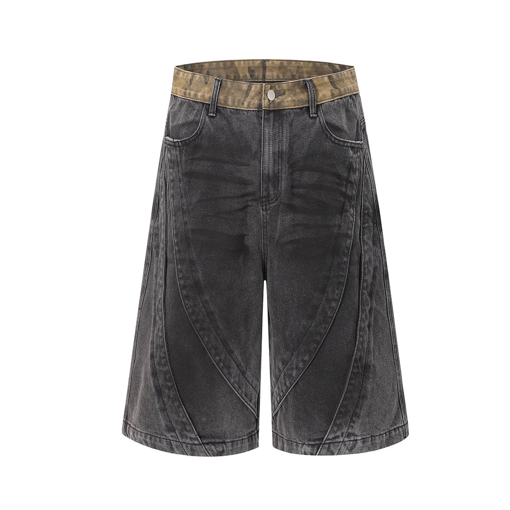 YAVIORA "Wasteland" Style Distressed Denim Shorts