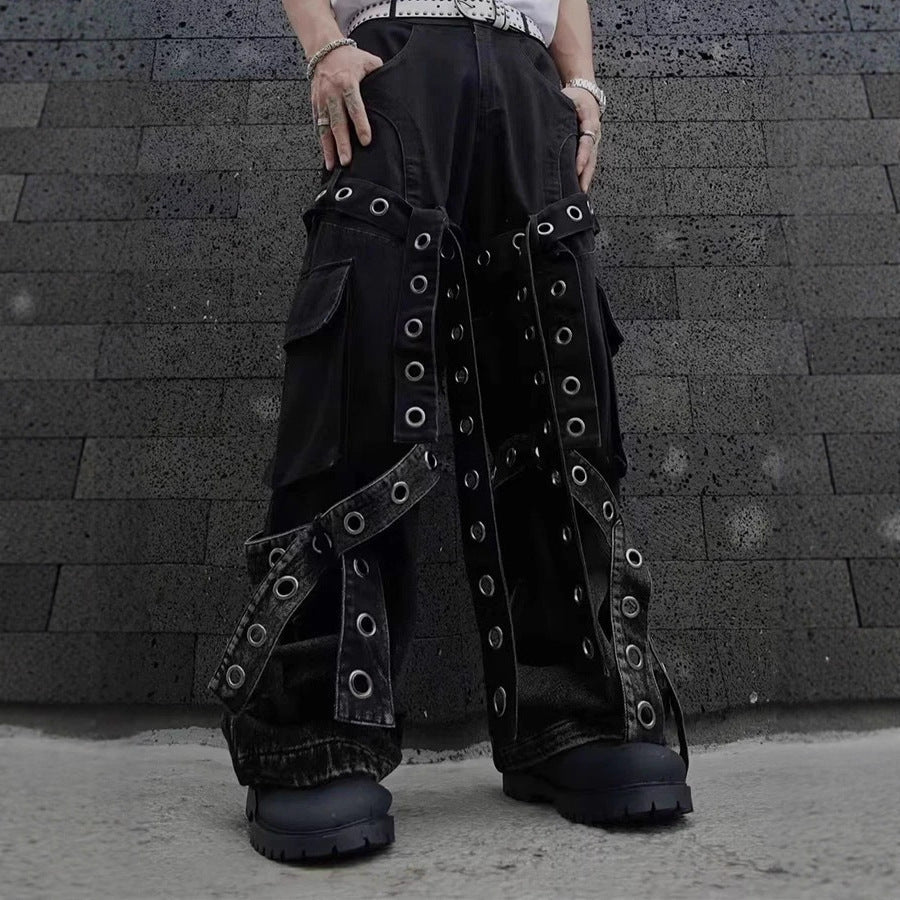 YAVIORA Hardware Detail Jeans