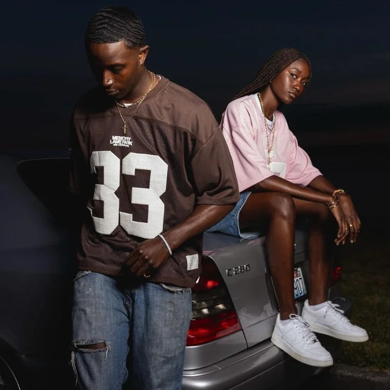 Retro Sports Jersey T-Shirt with Number Print – Streetwear Style
