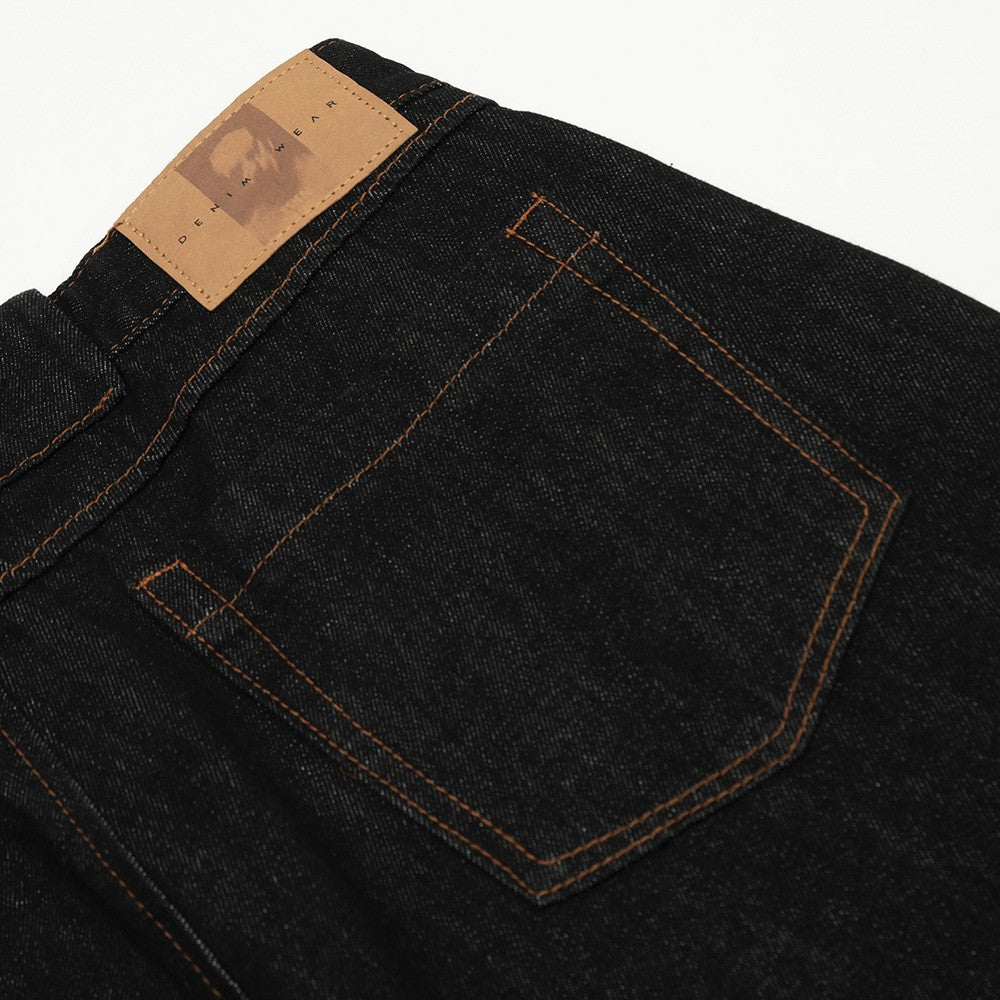 YAVIORA Jeans mit Kontrastnaht
