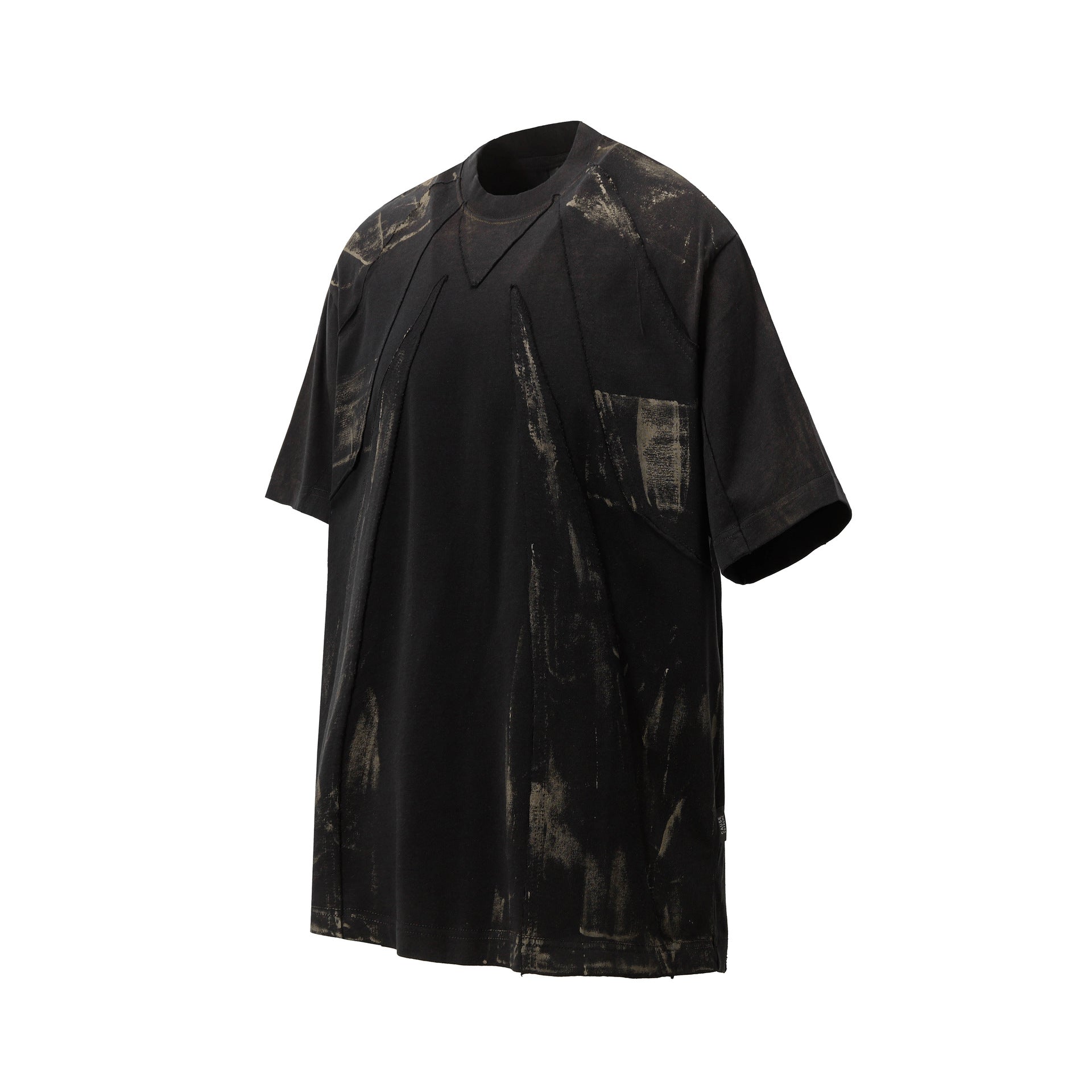 YAVIORA Deconstructed Patchwork Tee
