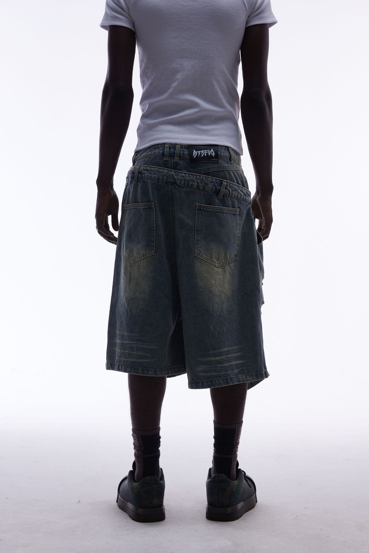 YAVIORA Ripped and Distressed Denim Shorts