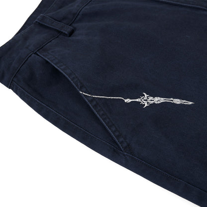 Pantalon cargo brodé YAVIORA