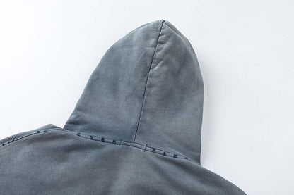 YAVIORA Abzeichen-Druck-Kapuzenpullover