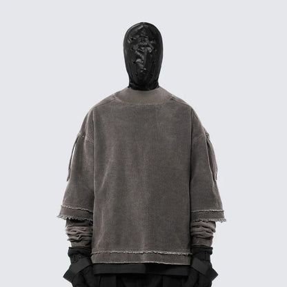 YAVIORA Mud Dye Layered Tee