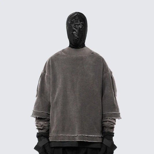 YAVIORA Mud Dye Layered Tee