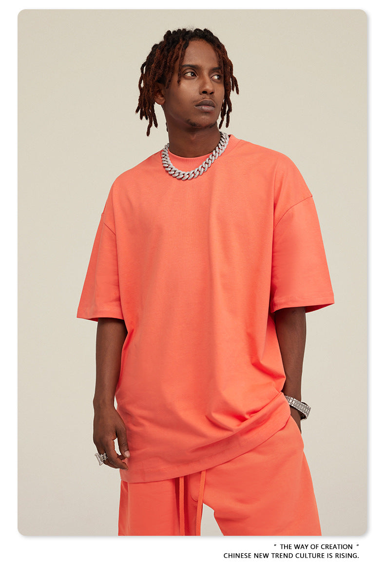 Yaviora Summer American Style Solid Color Loose T-Shirt
