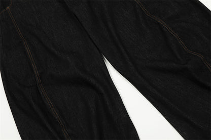 YAVIORA Jeans mit Kontrastnaht