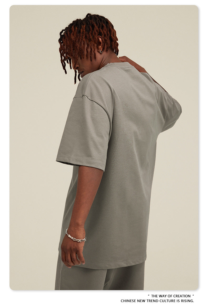 Yaviora Summer American Style Solid Color Loose T-Shirt