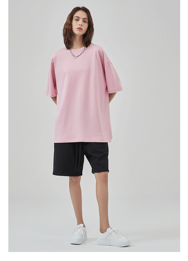 Yaviora 230G Double Yarn Pure Cotton Short-Sleeve T-Shirt