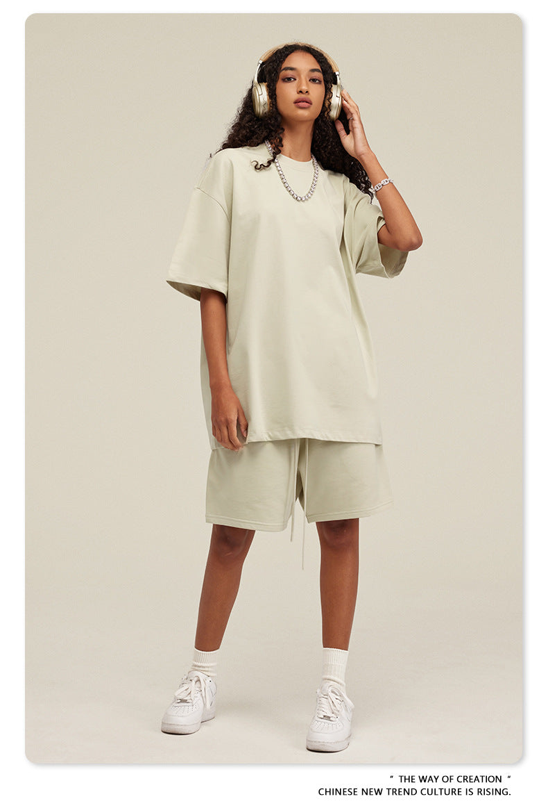 Yaviora Summer American Style Solid Color Loose T-Shirt
