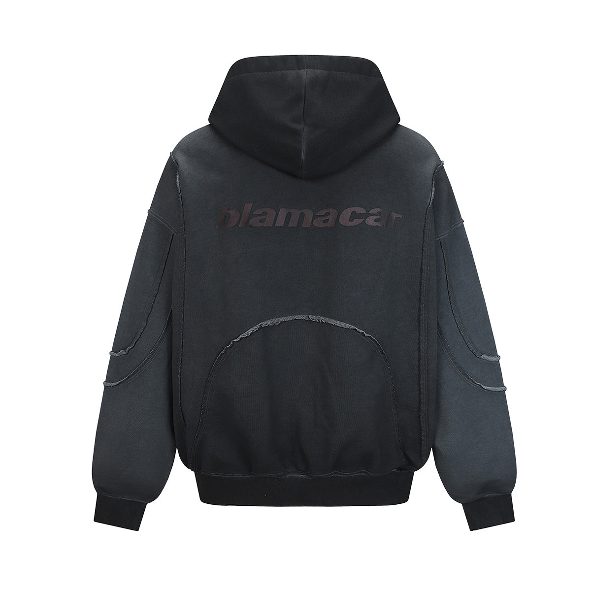 YAVIORA Deconstructed Batik Hoodie