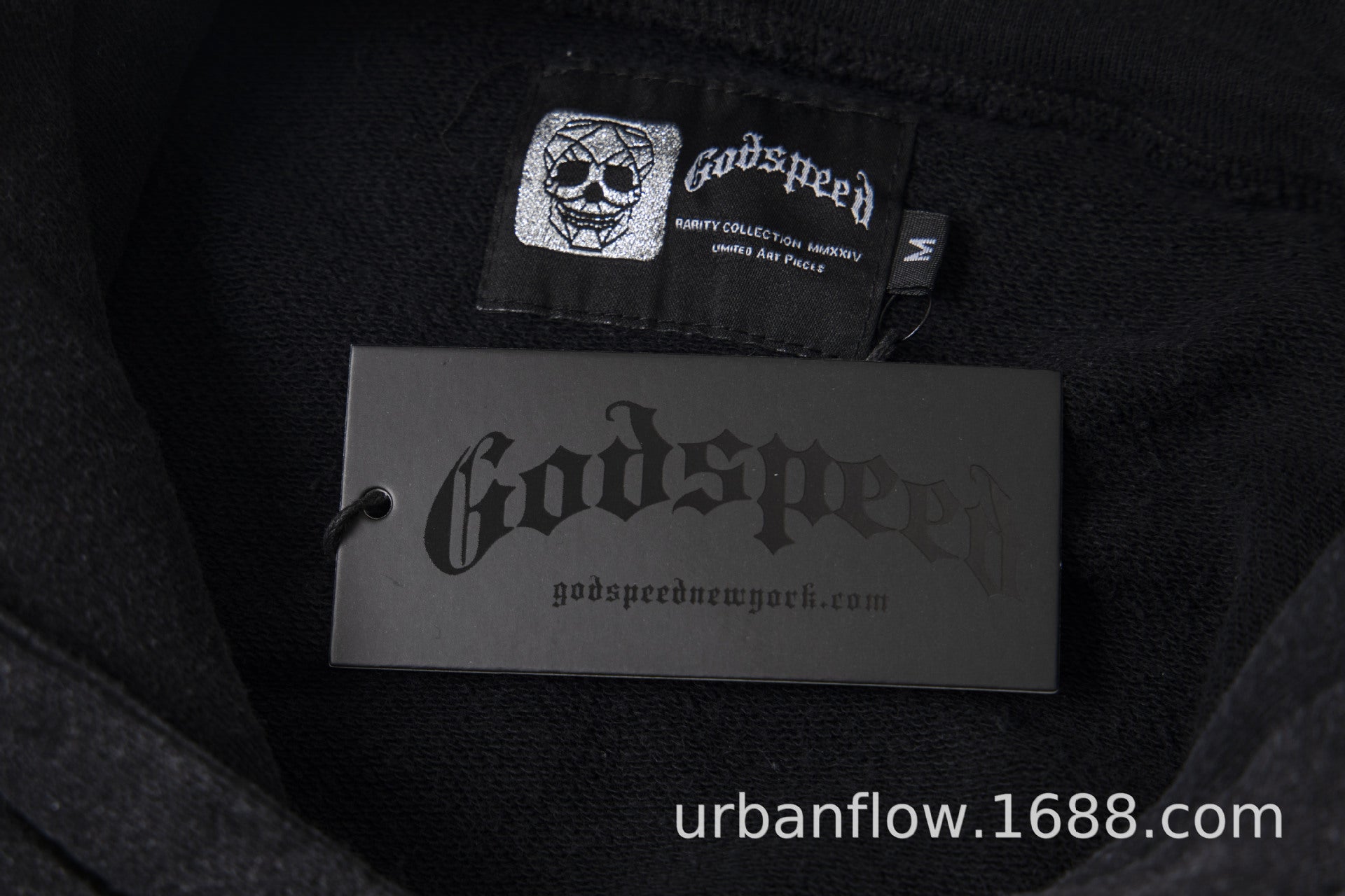 Vintage-Washed Pure Cotton Hip-Hop/Streetwear Hoodie with Print
