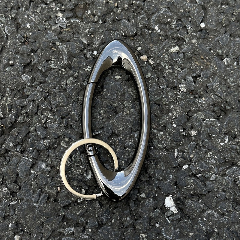 yaviora Star Oval Metal Keychain Pendant