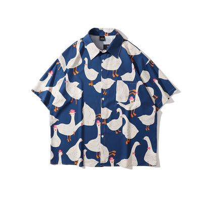 YAVIORA Animal Print Shirt