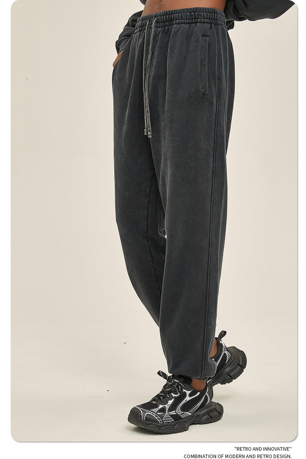 Yaviora Batik Distressed Loose Fit Trousers