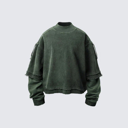 YAVIORA Mud Dye Layered Tee