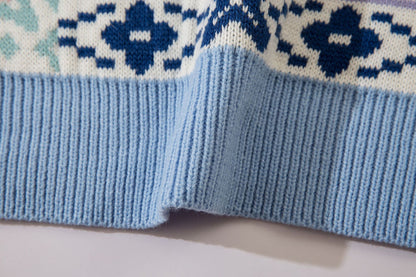 YAVIORA Tricot ethnique vintage