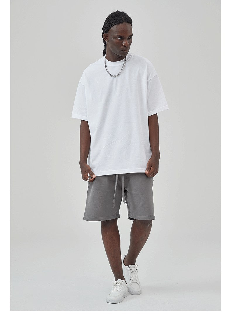 Yaviora 230G Double Yarn Pure Cotton Short-Sleeve T-Shirt