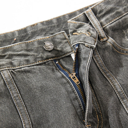 YAVIORA Distressed Wide Jeans
