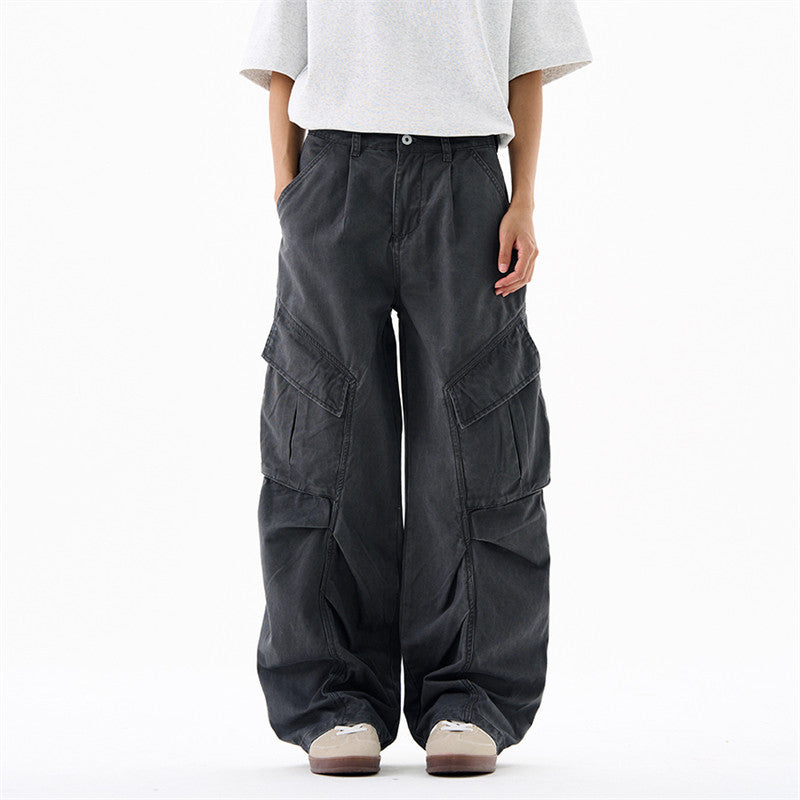 YAVIORA Pleated Cargo Pants