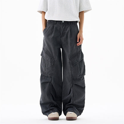 YAVIORA Pleated Cargo Pants
