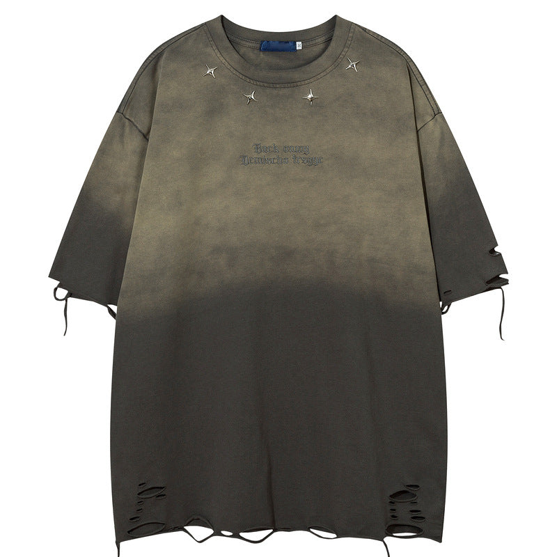 T-shirt délavé vintage YAVIORA