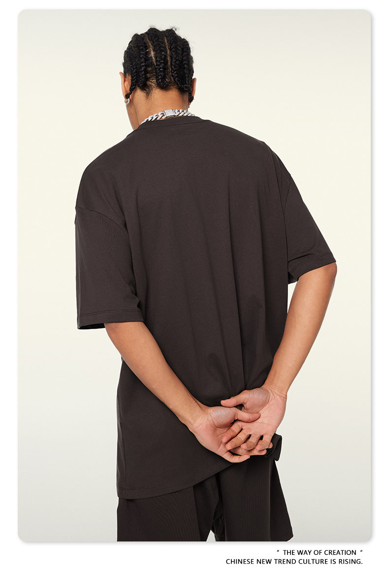 Yaviora Summer American Style Solid Color Loose T-Shirt